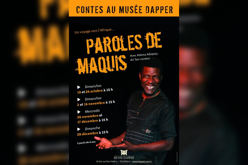 Théâtre, Spectacle, Paris, Paroles de maquis, Dapper