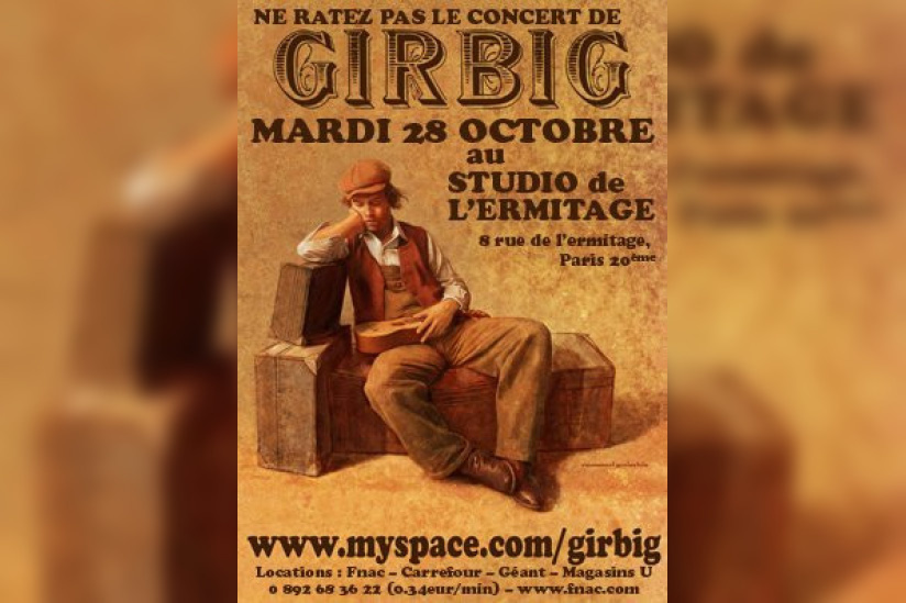 Concert, Paris, Girbig, Studio de l'ermitage