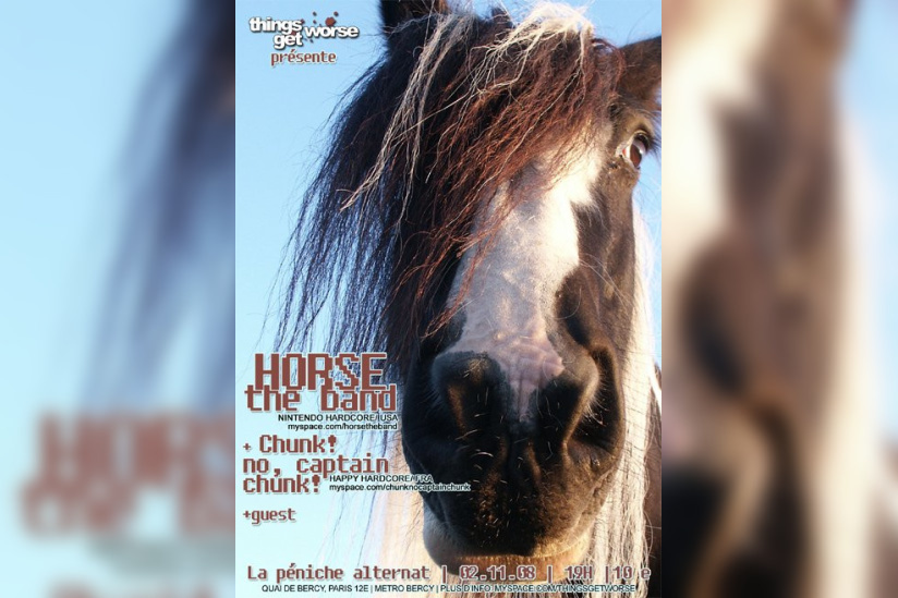 Soirée, Paris, Horse The Band, Péniche Alternat