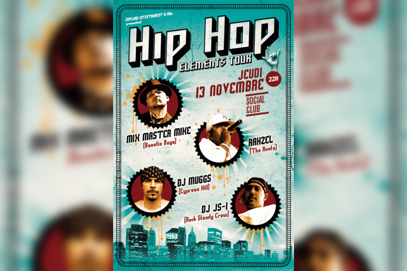 Soirée, Paris, Mix Mister Mike, Rahzel, Muggs, Js-1, Social Club