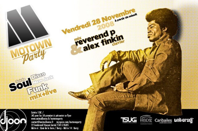 Soirée, Paris, Motown, Djoon 