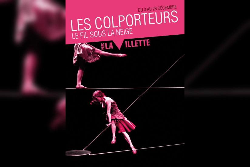Spectacle, Cirque, Paris, Colporteurs, Villette, Le fil sous la neige