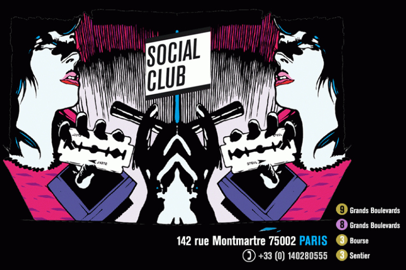 Soirée, Paris, Jour de l'an, Réveillon, Social Club