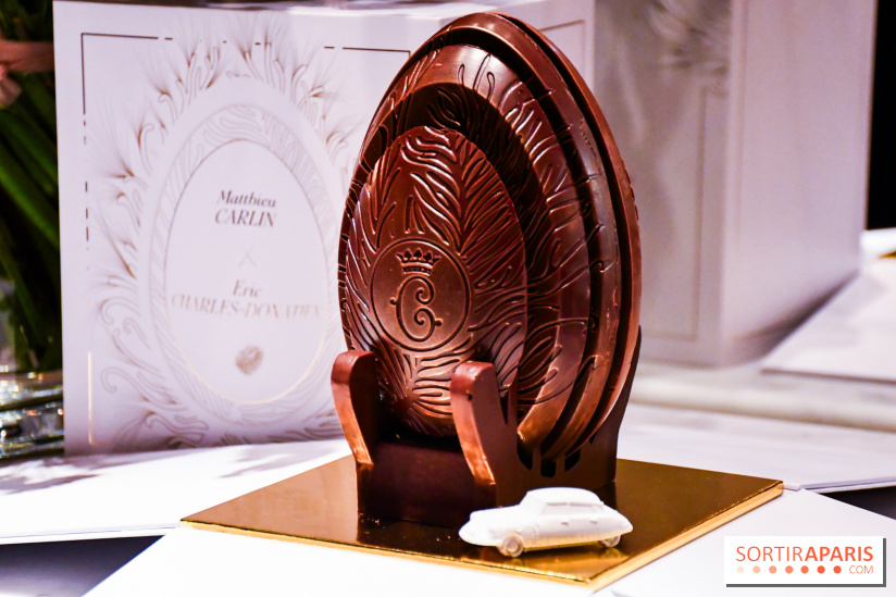 Oeuf de Pâques 2024 à Paris : la création surprenante de Matthieu Carlin à l'Hôtel de Crillon