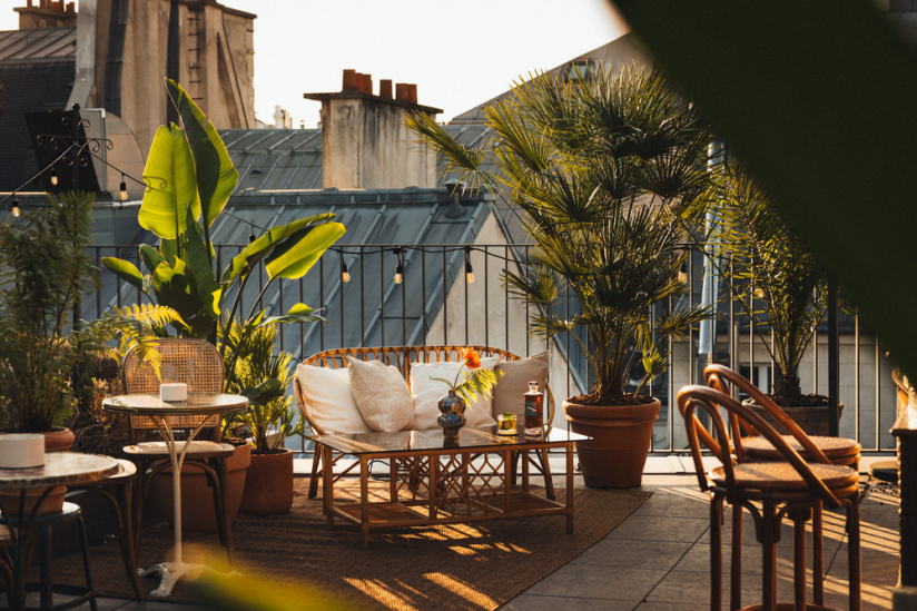 Au Drawing Hotel, un rooftop confidentiel en plein cœur de Paris, à deux pas du Louvre