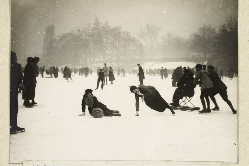 Quand les parisiens faisaient du patin à glace sur les lacs gelés du Bois de Boulogne