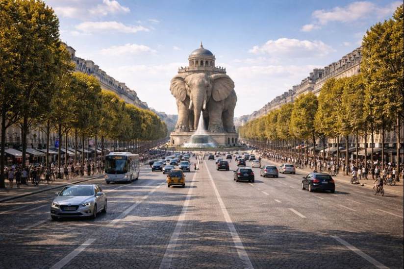 Le saviez-vous ? Il y a failli y avoir un éléphant à la place de l’Arc de Triomphe