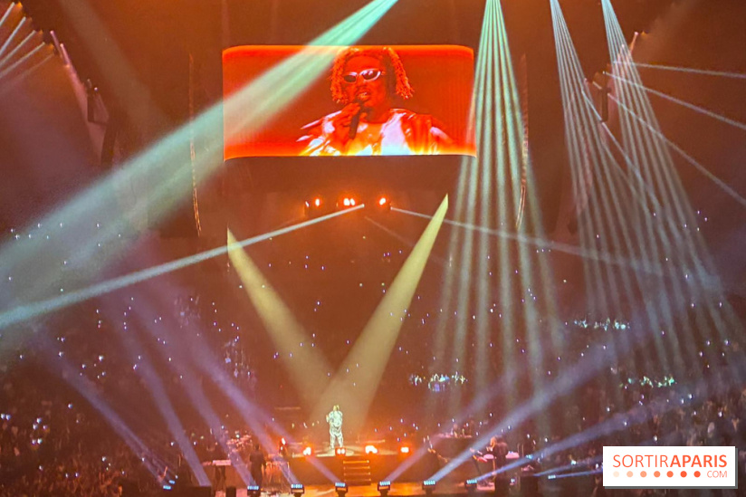 Le rappeur Naza en concert à Bercy en avril 2026