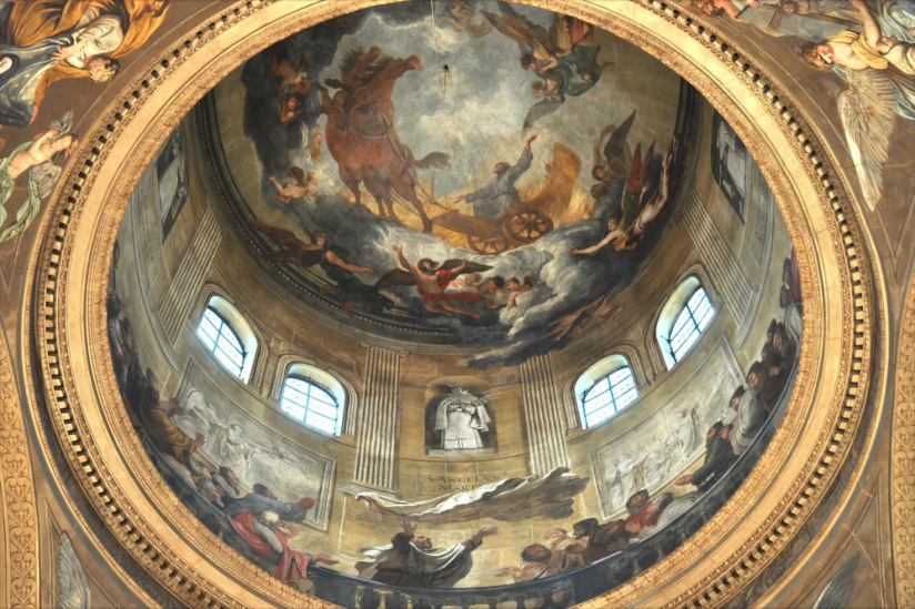 Cette chapelle discrète du 6e arrondissement de Paris cache un somptueux décor baroque italien