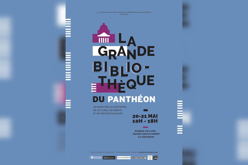 La Grande Bibliothèque du Panthéon, un évènement littéraire et solidaire
