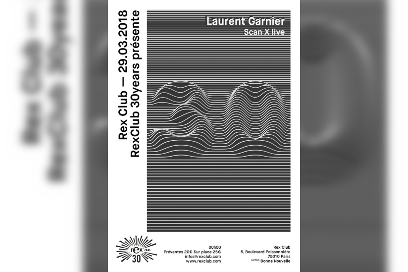 Laurent Garnier pour les 30 ans du Rex Club