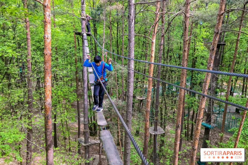 Aventure Floréval, le parcours en pleine nature