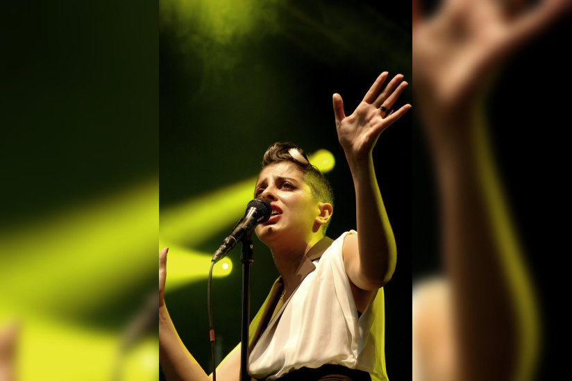 Carmen Maria Vega au Festival Soirs d'été Oüi Fm 2012 // (c)Caroline Jolivet