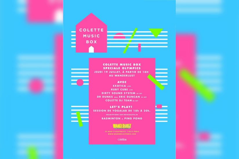 COLETTE MUSIC BOX @ WANDERLUST