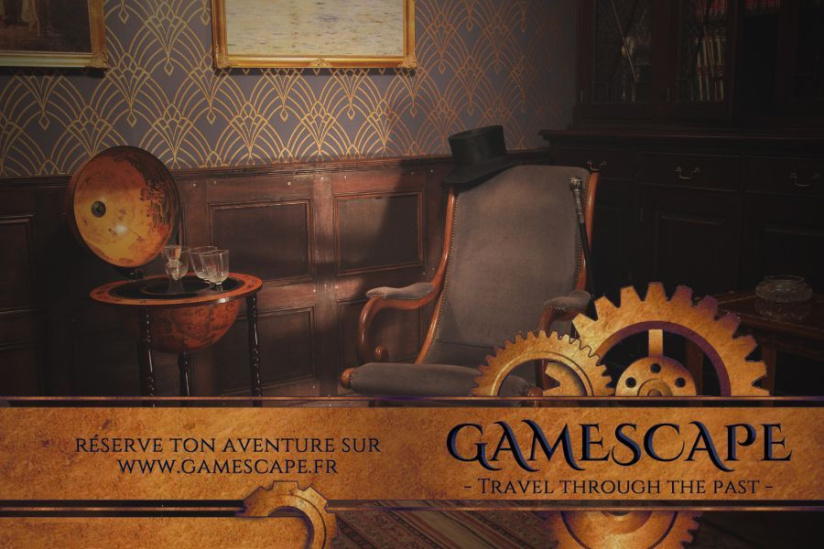 Gamescape, the historical adventure escape game just a