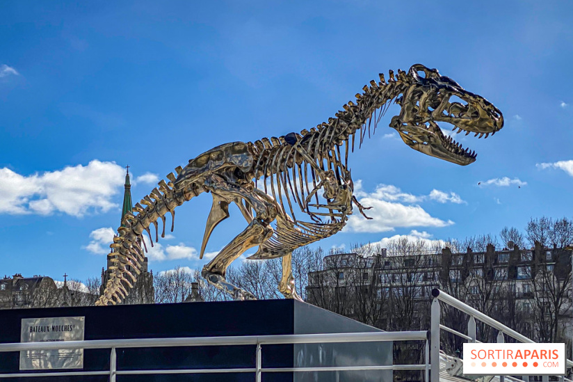 Tyrannosaurus Rex, l'installation de l'artiste Philippe Pasqua au Port de la Conférence