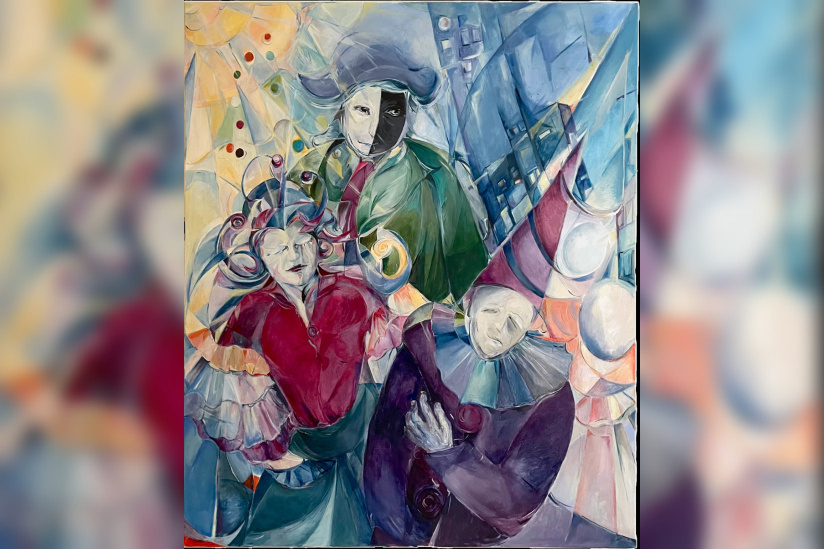 Exposition Elisabetta Bertulli à la galerie Joseph : "Il me peignait le visage de bleu"