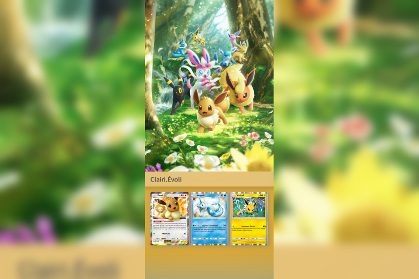Pokemon TCG Pocket : le nouveau booster La Clairière d’Évoli bientôt disponible