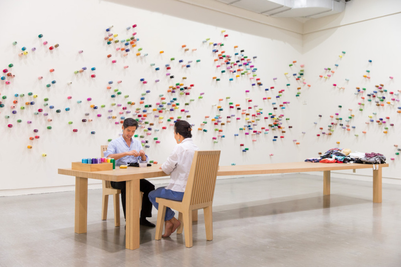 Expo Lee Mingwei galerie Perrotin