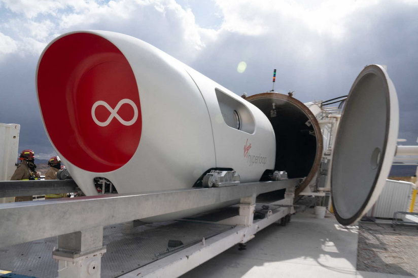 Hyperloop : premier test concluant avec des passagers pour Virgin