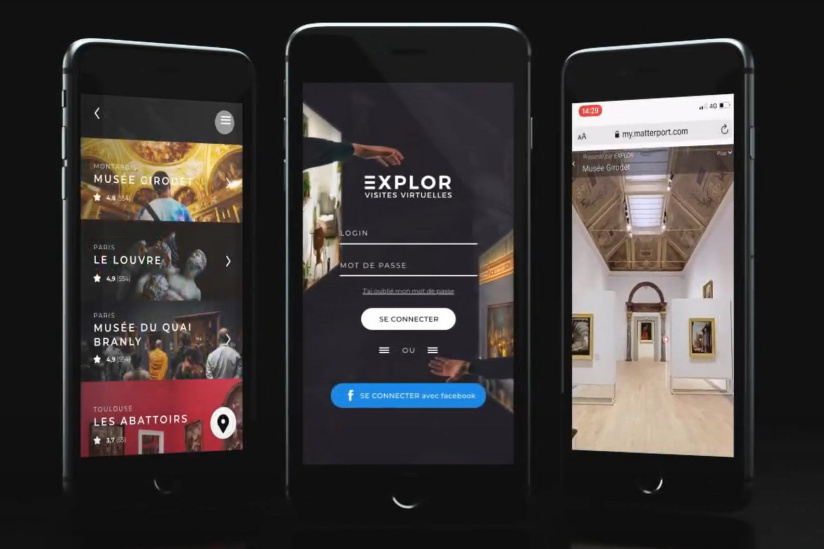 Explor Visit, l'application mobile de visite virtuelle des musées de France