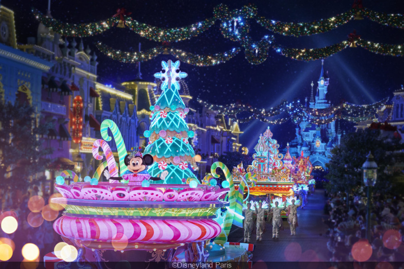 ディズニーランド・パリのクリスマス：2024年ディズニー 