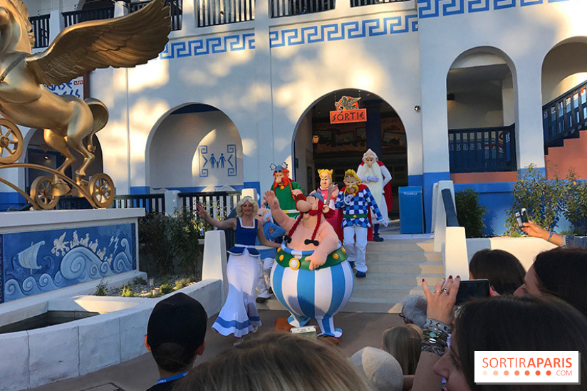 Inauguration de Pégase Express au parc Astérix