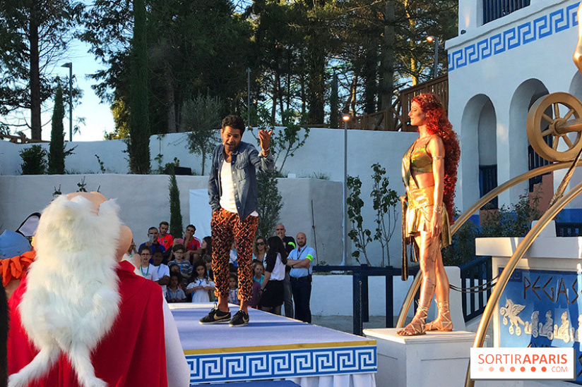 Inauguration de Pégase Express au parc Astérix