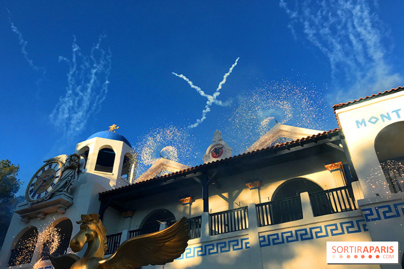 Inauguration de Pégase Express au parc Astérix