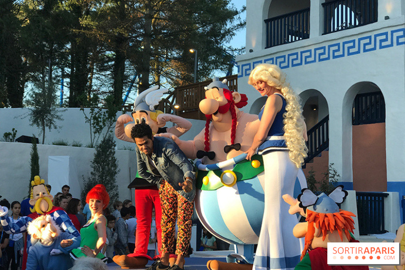 Inauguration de Pégase Express au parc Astérix