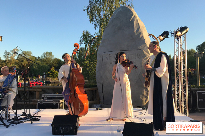 Inauguration de Pégase Express au parc Astérix