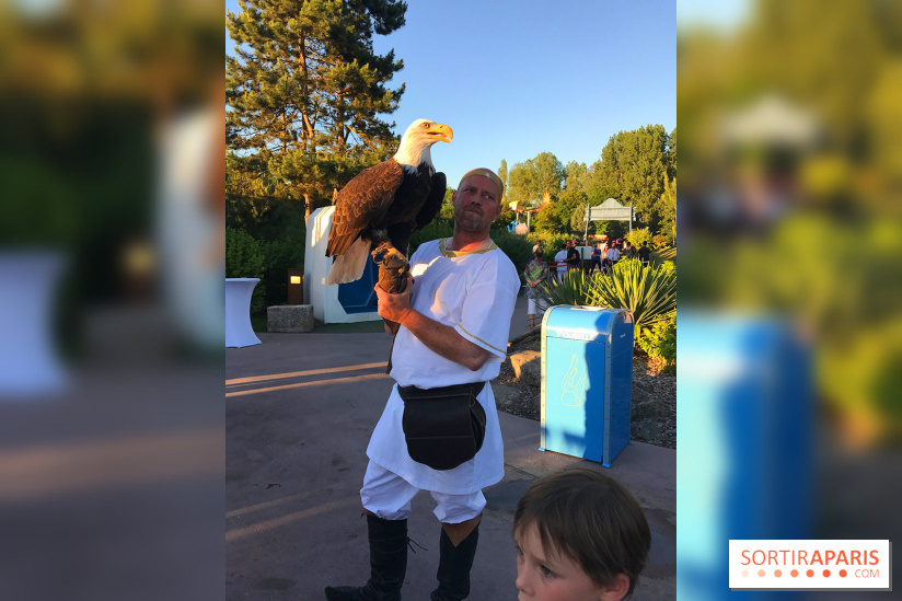 Inauguration de Pégase Express au parc Astérix