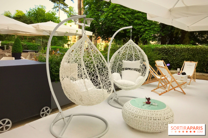 La terrasse du Trianon Palace by Moët