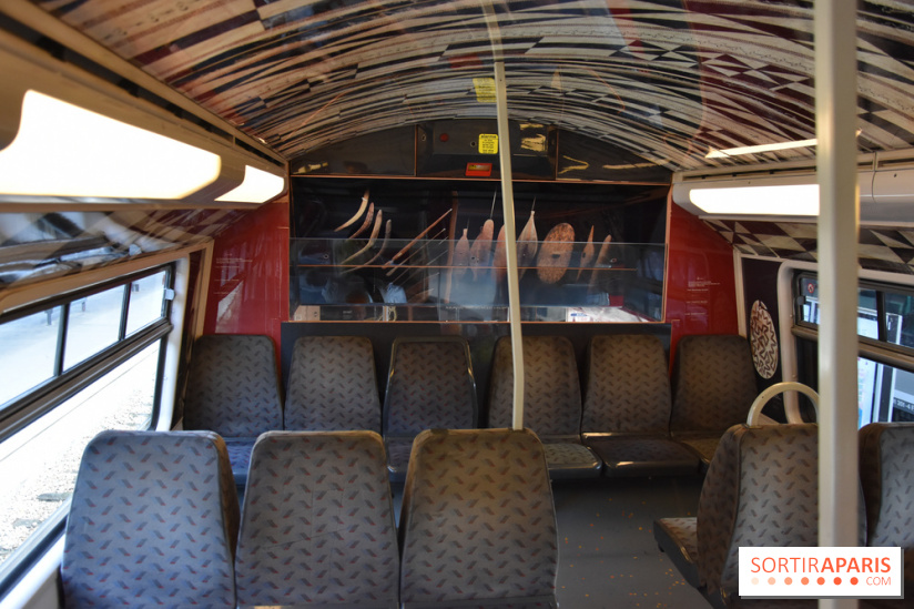 Inauguration du Train des Arts à la gare de l'est