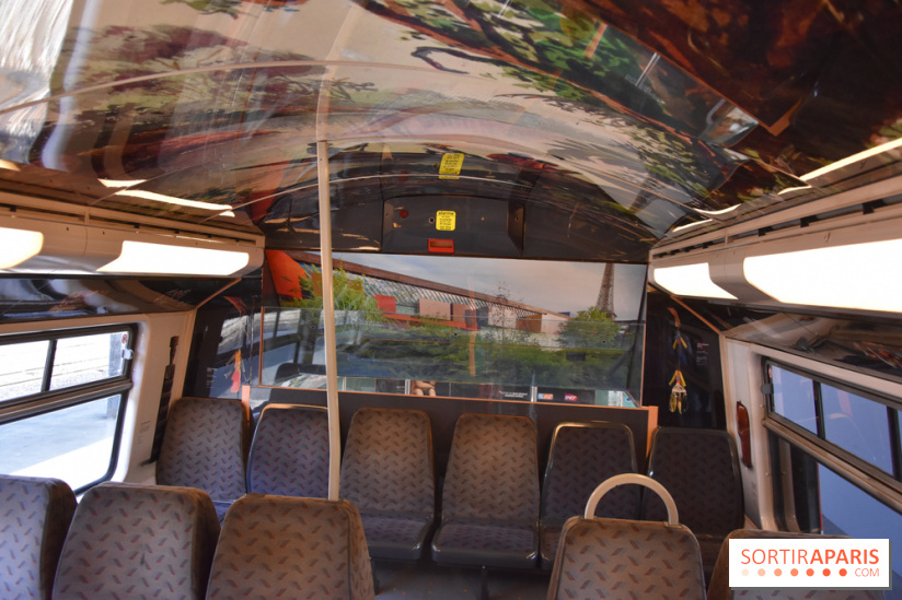 Inauguration du Train des Arts à la gare de l'est