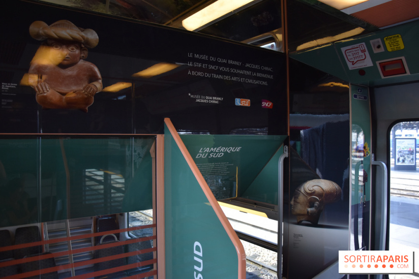 Inauguration du Train des Arts à la gare de l'est