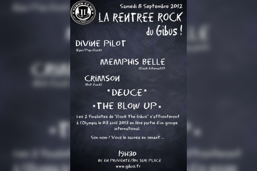 La Rentrée Rock au Gibus
