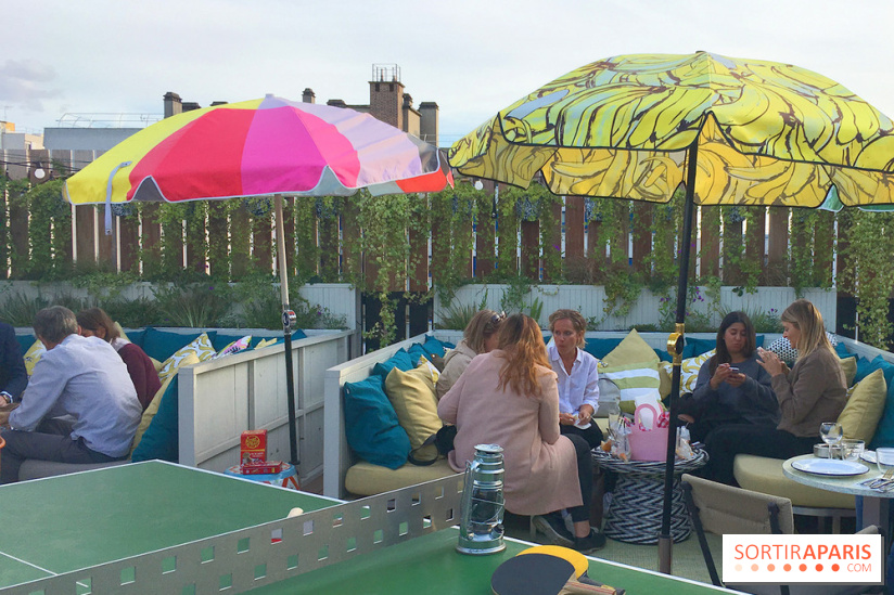 La terrasse du Mama Shelter