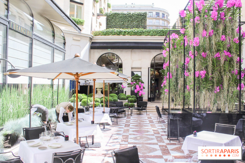 La terrasse aux 5 étoiles Michelin du George V, exception