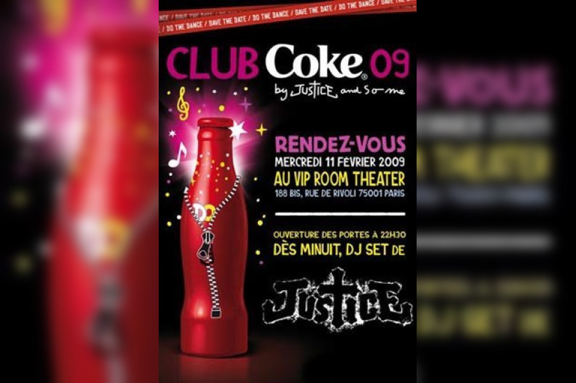 Paris, Club Coke, Justice, So Me, Vip Room Theatre.