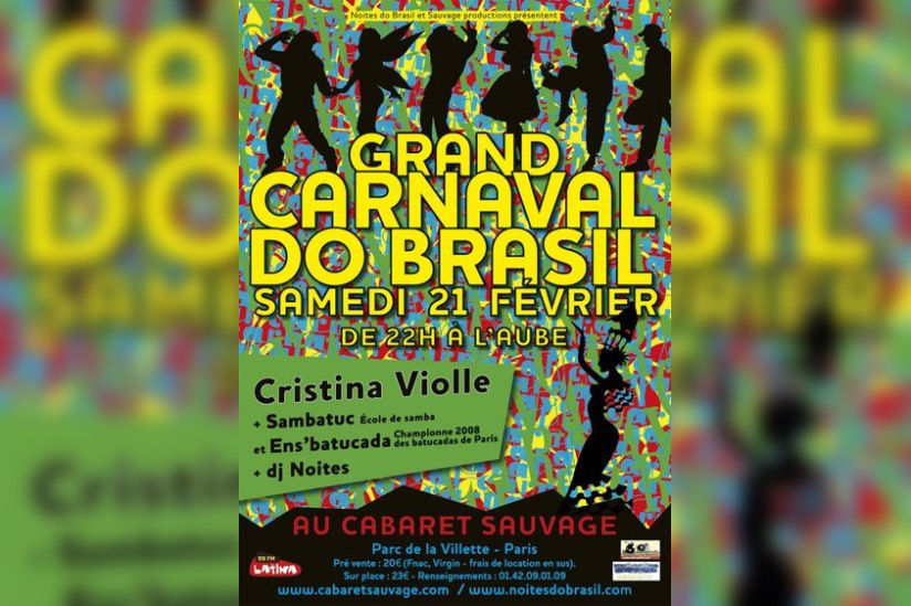 Soirée, Paris, Carnaval, Clubbing, Cabaret Sauvage, Sambatuc, Carnaval Do Brasil