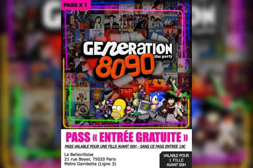 GENERATION 80-90 retourne la BELLEVILLOISE