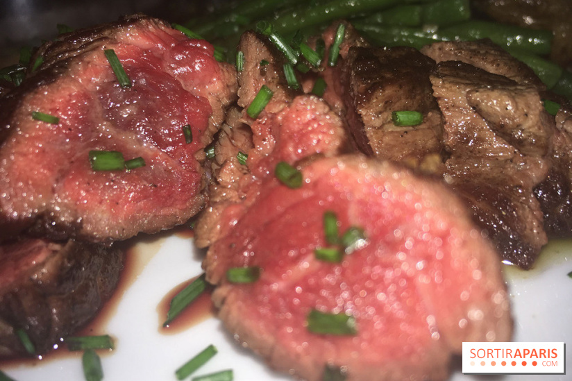 La carte de Victoria Mac Garvey au Maria Magdalena - bœuf slicé