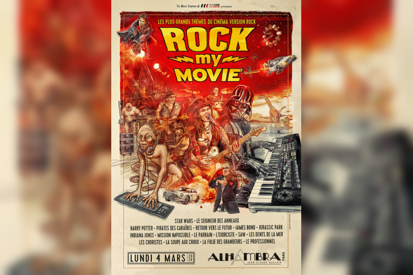 "Rock My Movie", les plus grandes musiques de films en version rock à l'Alhambra