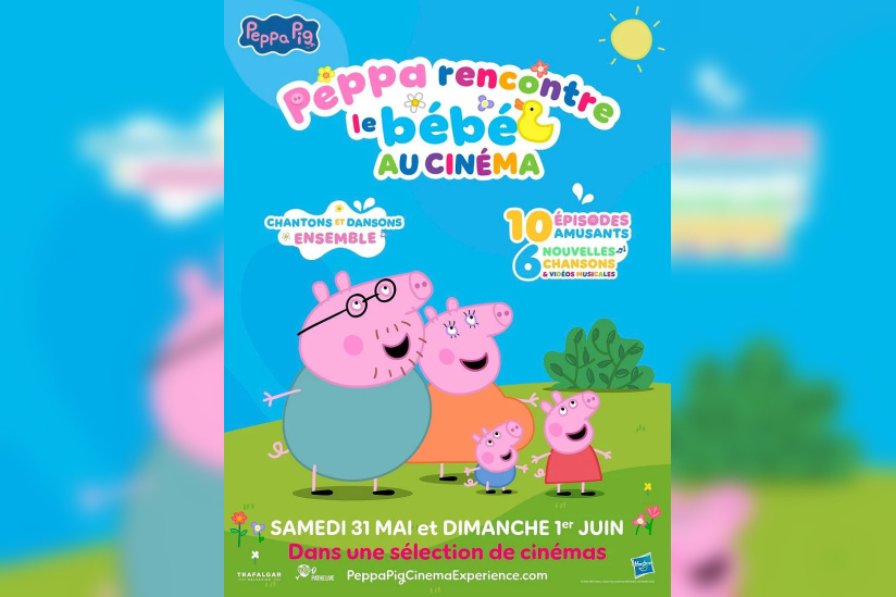 Peppa rencontre le bébé au cinéma : une aventure musicale pour les tout-petits