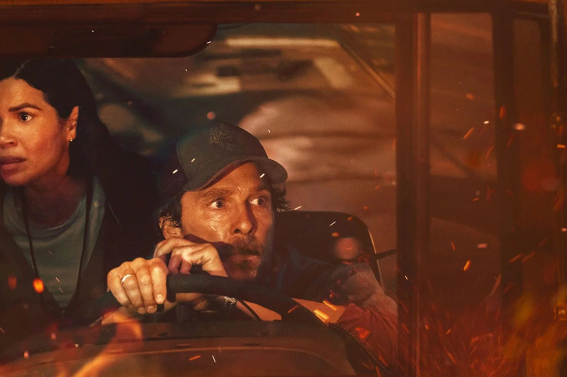 The Lost Bus - Au cœur des flammes : drame intense avec Matthew McConaughey sur Apple TV+