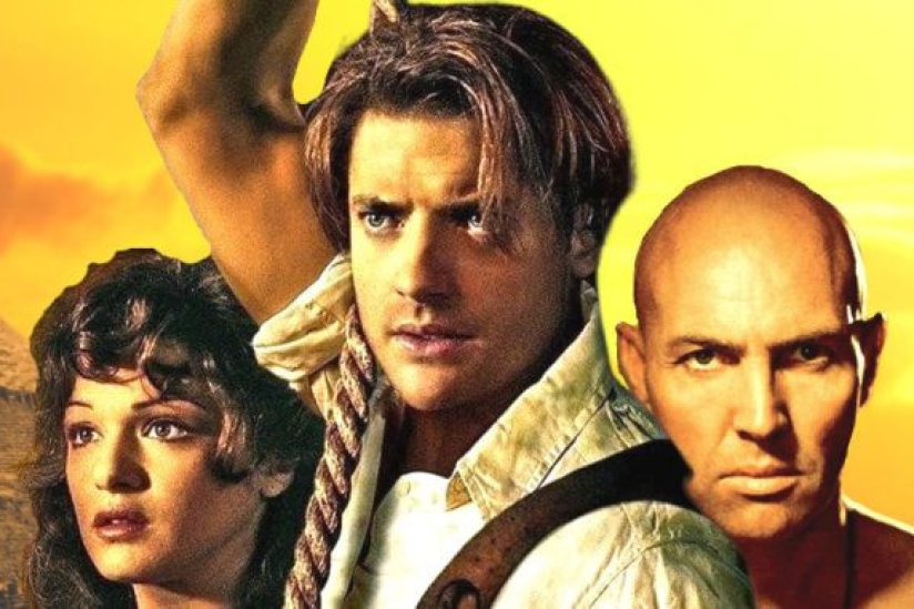 La momie (1999) : Brendan Fraser, Rachel Weisz, John Hannah