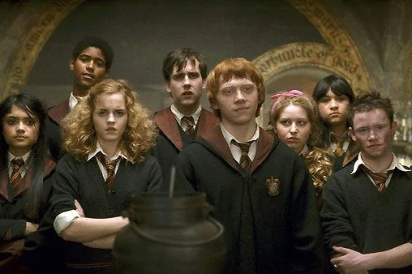 Harry Potter et le Prince de sang mêlé : Devon Murray, Afshan Azad, Shefali Chowdhury, Jessie Cave, Emma Watson, Rupert Grint, Alfred Enoch, Matthew Lewis