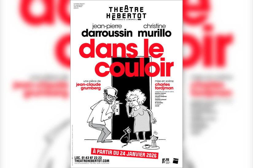 Dans le couloir : comédie de Jean-Claude Grumberg au Théâtre Hébertot