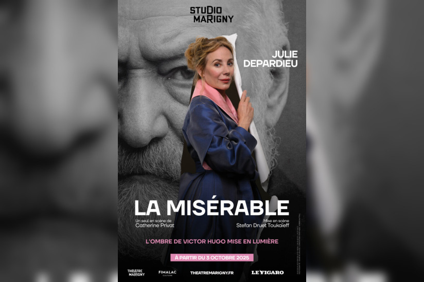 La Misérable : seule en scène avec Julie Depardieu au Studio Marigny